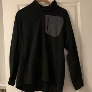 Black North Face Fleece Quarter Zip